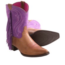 70%OFF 女の子のカジュアルブーツ Ariatファンシーカウボーイブーツ - D-足（子供と青少年女の子のため） Ariat Fancy Cowboy Boots - D-Toe (For Kids and Youth Girls)画像